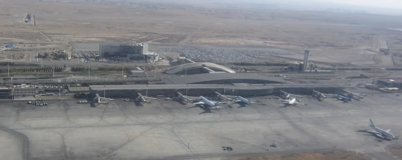 Vista desde el aire de la Terminal 2.
